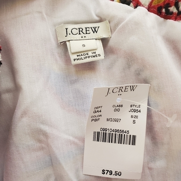 J.crew ONE SHOULDER TROPEZOID DRESS SIZE S - Picture 8 of 9